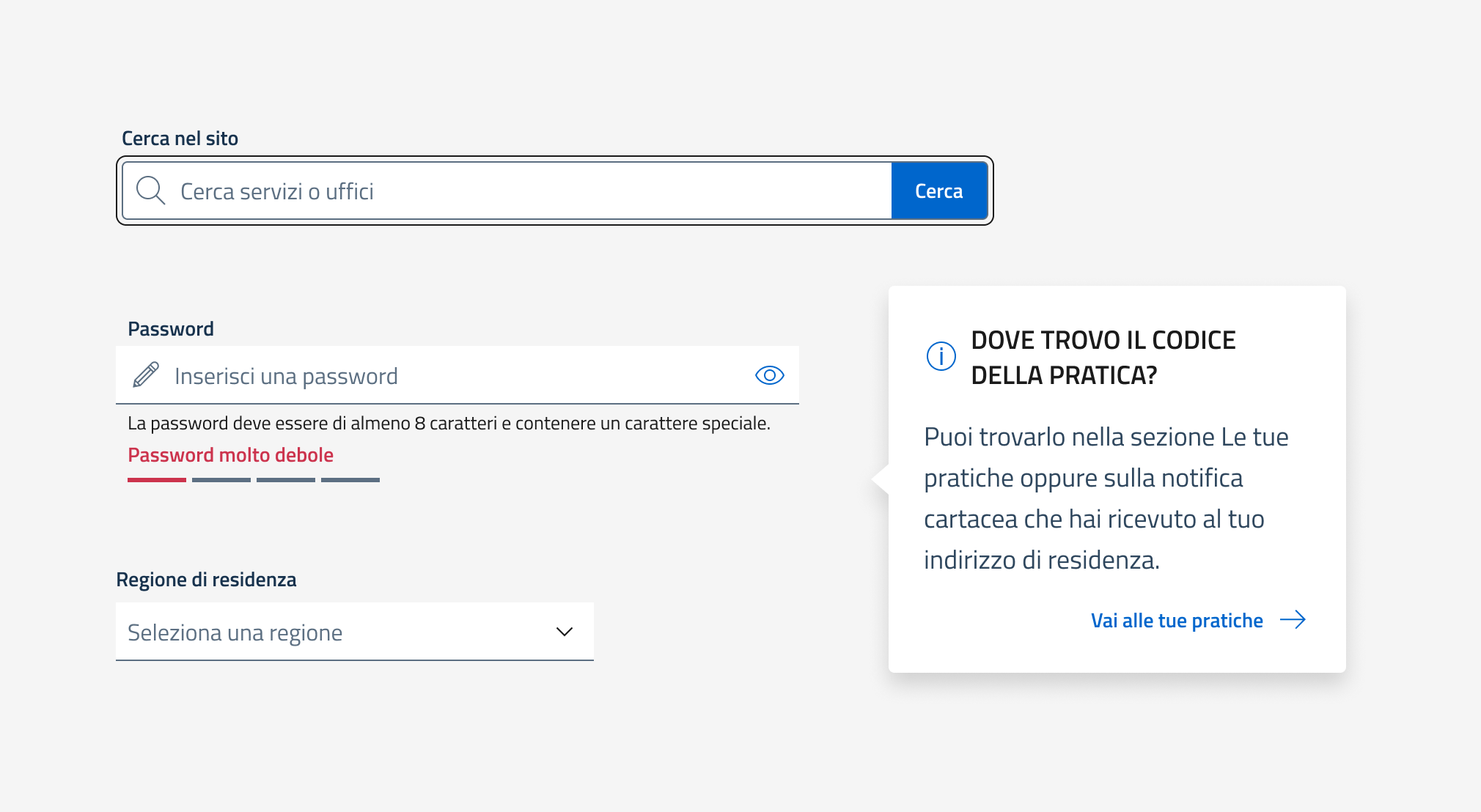 Esempi di aiuti contestuali